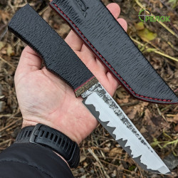 Ніж ручної роботи Хантер №363 (сталь Rex 121 в обкладинках 95X18)