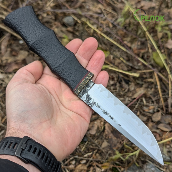 Ніж ручної роботи Хантер №366 (сталь CPM S125V в обкладинках 95X18)