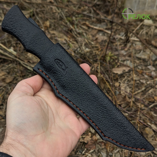 Ніж ручної роботи Хантер №374 (сталь K390 в обкладинках 95X18)