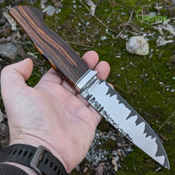 Ніж ручної роботи Хантер №383 (сталь CPM10V в обкладинках 95X18)
