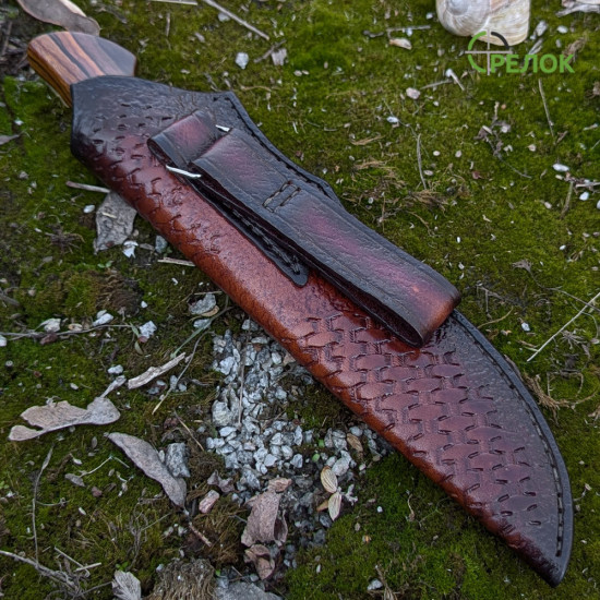 Ніж ручної роботи Хантер №383 (сталь CPM10V в обкладинках 95X18)