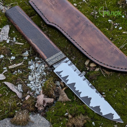 Ніж ручної роботи Хантер №390 (сталь S390 в обкладинках 95X18)