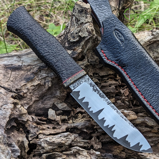 Ніж ручної роботи Хантер №92 (сталь CPM10V в обкладинках 95X18)