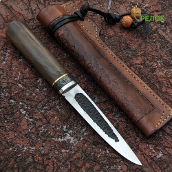 Ніж ручної роботи Якут №258 (сталь Х12Ф1)