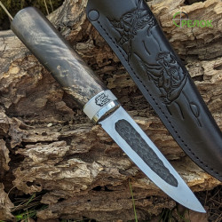 Ніж ручної роботи Якут №319 (сталь Х12Ф1)