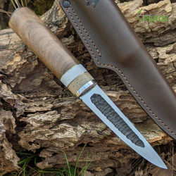 Ніж ручної роботи Якут №326 (сталь Х12Ф1)
