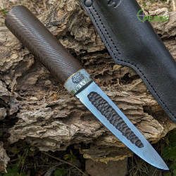 Ніж ручної роботи Якут №390 (сталь Х12Ф1)