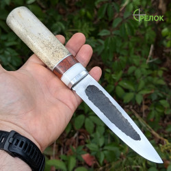 Ніж ручної роботи Якут №490 (сталь Х12Ф1)