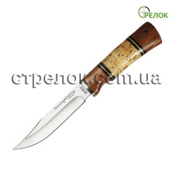 Нож охотничий, серия Hunting&Fishing 2283 BL (рукоять - береста, дерево) Нож охотничий, серия Hunting&Fishing 2283 BL (рукоять - береста, дерево)
