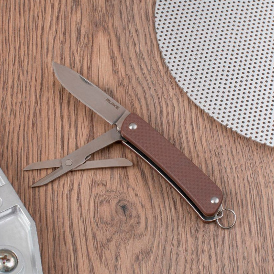 Багатофункціональний ніж Ruike S22-N коричневий Багатофункціональний ніж Ruike S22-N коричневий