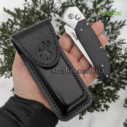 Ніж викидний GW 095 AKP з шкіряним чохлом