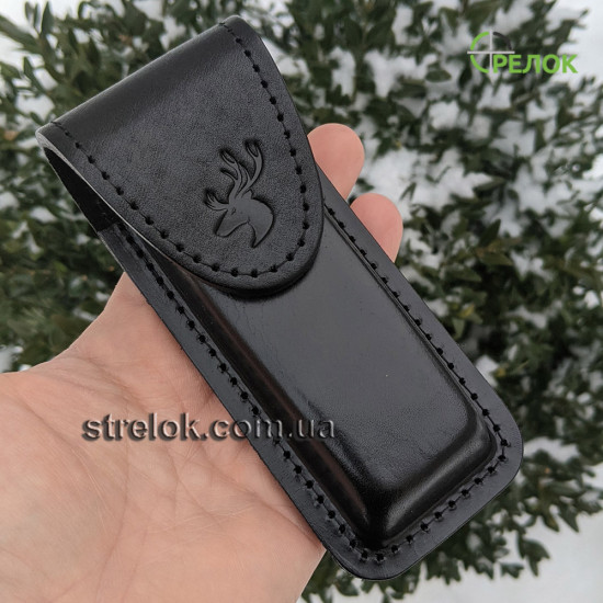 Ніж викидний GW 095 AKP з шкіряним чохлом