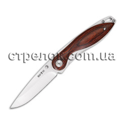 Нож складной GW 1293 (рукоять - металл, дерево) Нож складной GW 1293 (рукоять - металл, дерево)