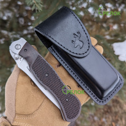 Ніж складний GW 25144 з шкіряним чохлом Ніж складний GW 25144 з шкіряним чохлом