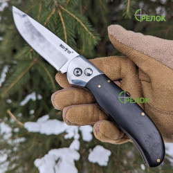 Ніж викидний GW 5092 Black з шкіряним чохлом Ніж викидний GW 5092 Black з шкіряним чохлом