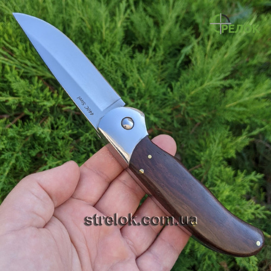 Ніж викидний GW 5092 ACWP з шкіряним чохлом