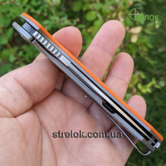 Ніж складний Adimanti by Ganzo (Skimen design) помаранчевий