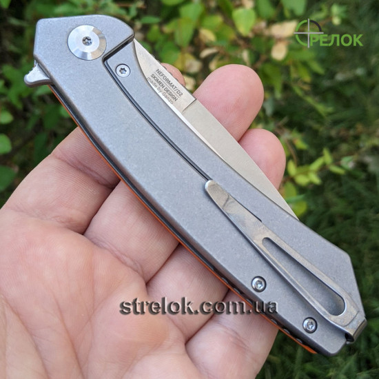 Ніж складний Adimanti by Ganzo (Skimen design) помаранчевий