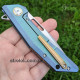Ніж складний Bestech Knife SHRAPNEL Green and Gold (BT1802B)
