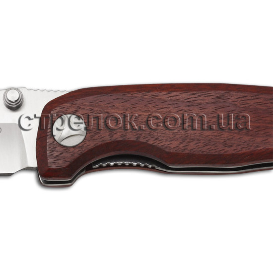 Нож складной E-101 (рукоять - красное дерево) Нож складной E-101 (рукоять - красное дерево)
