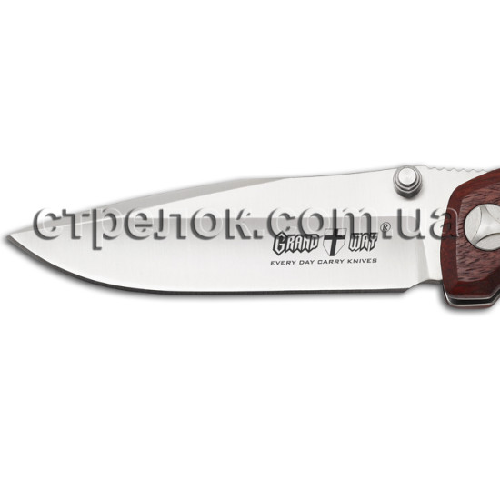 Нож складной E-101 (рукоять - красное дерево) Нож складной E-101 (рукоять - красное дерево)