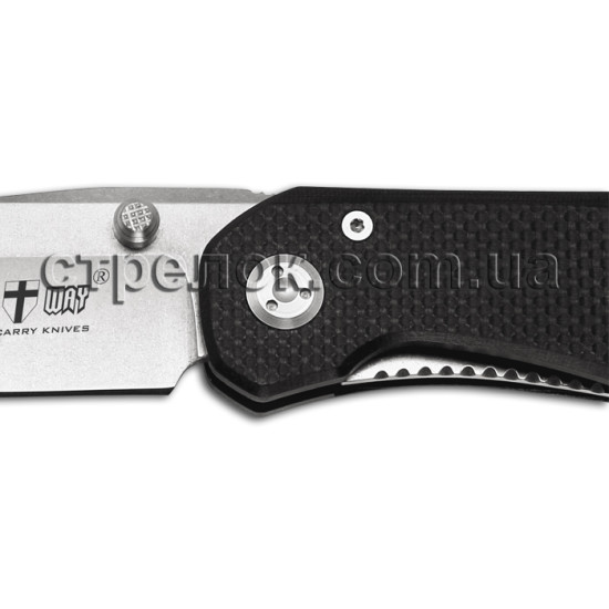 Нож складной E-108 (рукоять - пластик G10) Нож складной E-108 (рукоять - пластик G10)