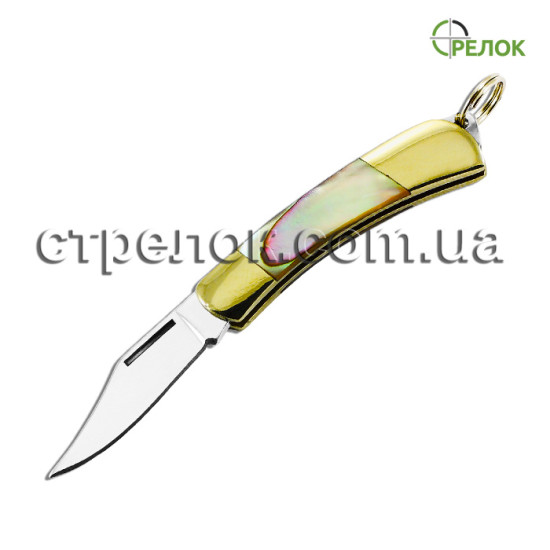 Нож складной 00400-mini(рукоять -натуральная перламутровая ракушка)