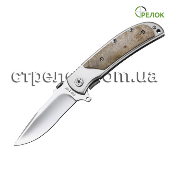 Нож складной 6343 (рукоять - дерево) Нож складной 6343 (рукоять - дерево)