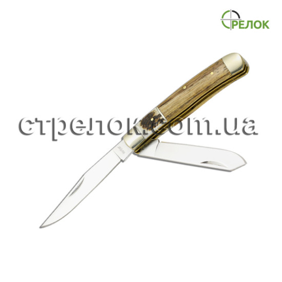 Нож складной 7019 LFT (рукоять - Рог оленя, дерево) Нож складной 7019 LFT (рукоять - Рог оленя, дерево)