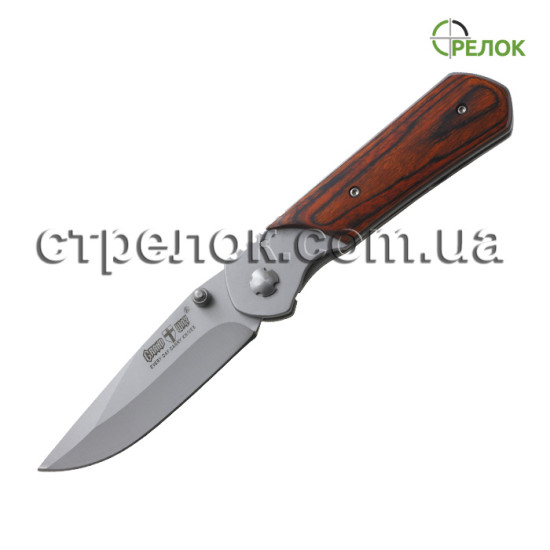 Нож складной GW 00847 (рукоять - дерево) Нож складной GW 00847 (рукоять - дерево)