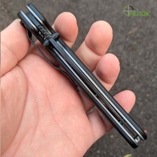 Нож складной Ontario RAT1 BS Black (полусеррейтор)