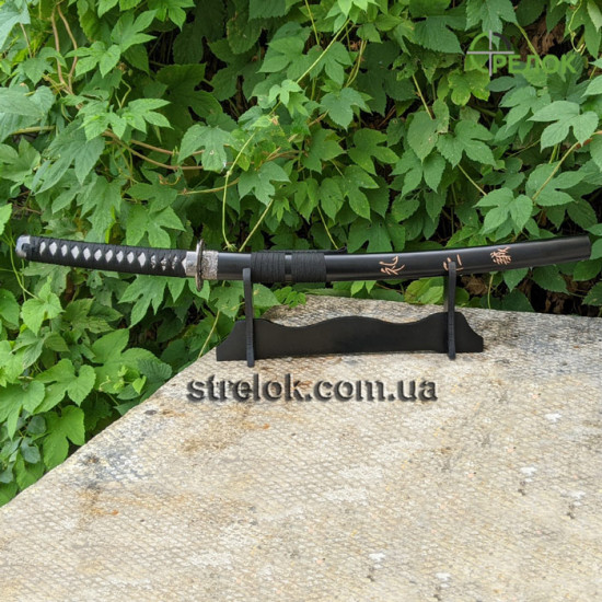 Короткий японський меч Вакидзаси №2 на підставці