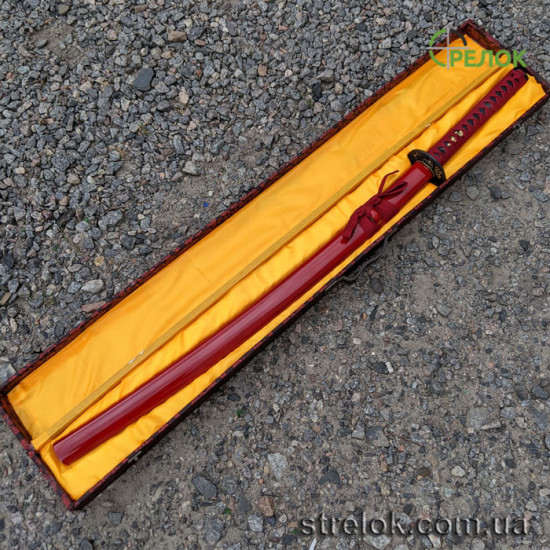Самурайський меч катана Red Dragon Box