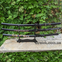Набір з трьох самурайських мечів KATANA SET №2