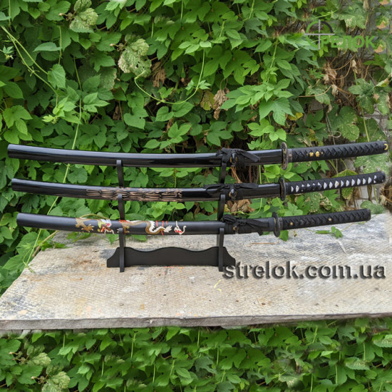 Набір з трьох самурайських мечів KATANA SET №2
