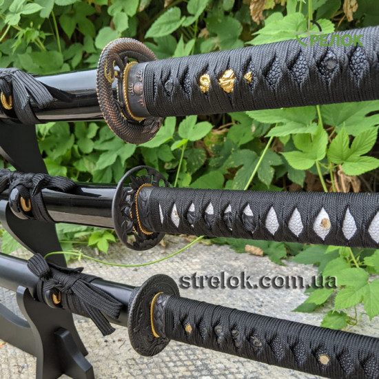 Набір з трьох самурайських мечів KATANA SET №2