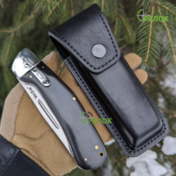 Ніж викидний GW 1315 з шкіряним чохлом