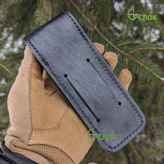 Ніж викидний GW 1315 з шкіряним чохлом