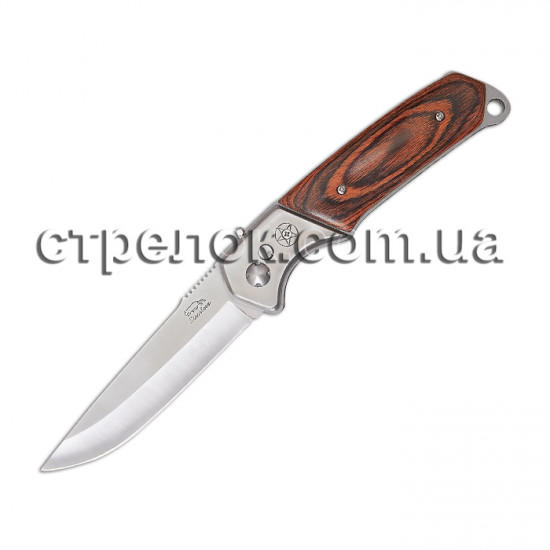 Нож выкидной GW 333 (рукоять - дерево, металл)