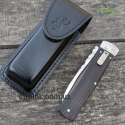 Ніж викидний GW 8072 зі шкіряним чохлом Ніж викидний GW 8072 зі шкіряним чохлом
