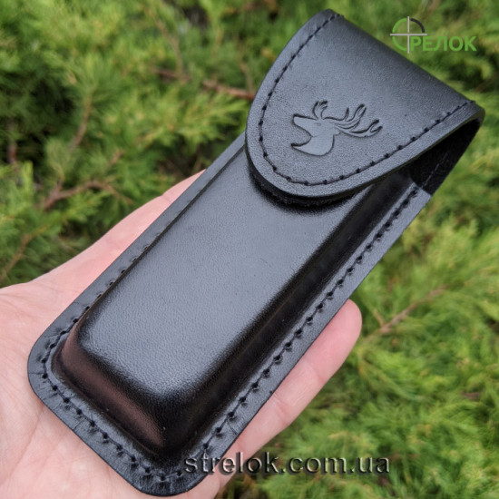 Ніж викидний GW 8072 зі шкіряним чохлом