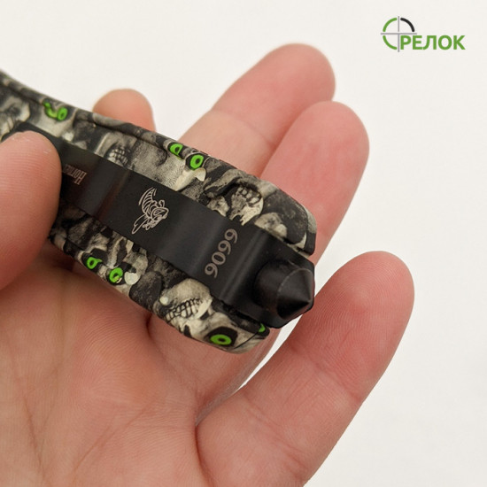 Нож выкидной Серый Шершень (фронтальный выброс)