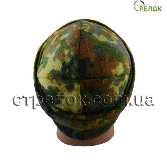 Шапка флисовая с отворотом, флектарн Шапка флисовая с отворотом, флектарн