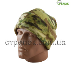 Шапка флисовая с отворотом, мультикам