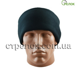 Шапка из микрофлиса, черная