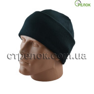 Шапка из микрофлиса, черная
