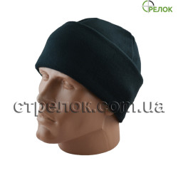 Шапка из микрофлиса, черная