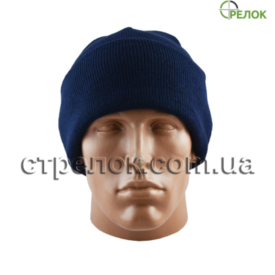Шапка Reis с отворотом, синяя