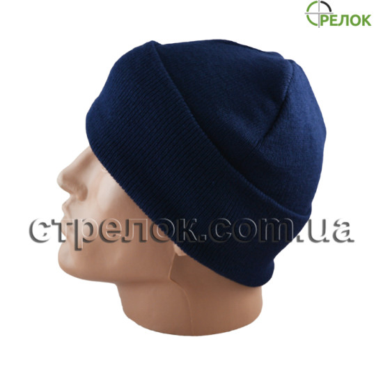 Шапка Reis с отворотом, синяя