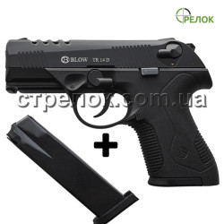 Пистолет стартовый Blow TR 14 D с дополнительным магазином